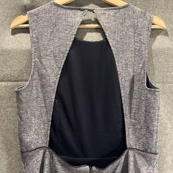 LULU’S XL navy and white dress, open back. - Picture 7 of 8